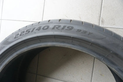 1 X 225 40 R19 93Y Sommerreifen Pirelli P Zero PZero * 5,5mm 2021