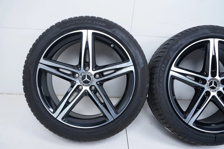 Mercedes AB Class W177 winter wheels, winter tires 225 45 18 inch