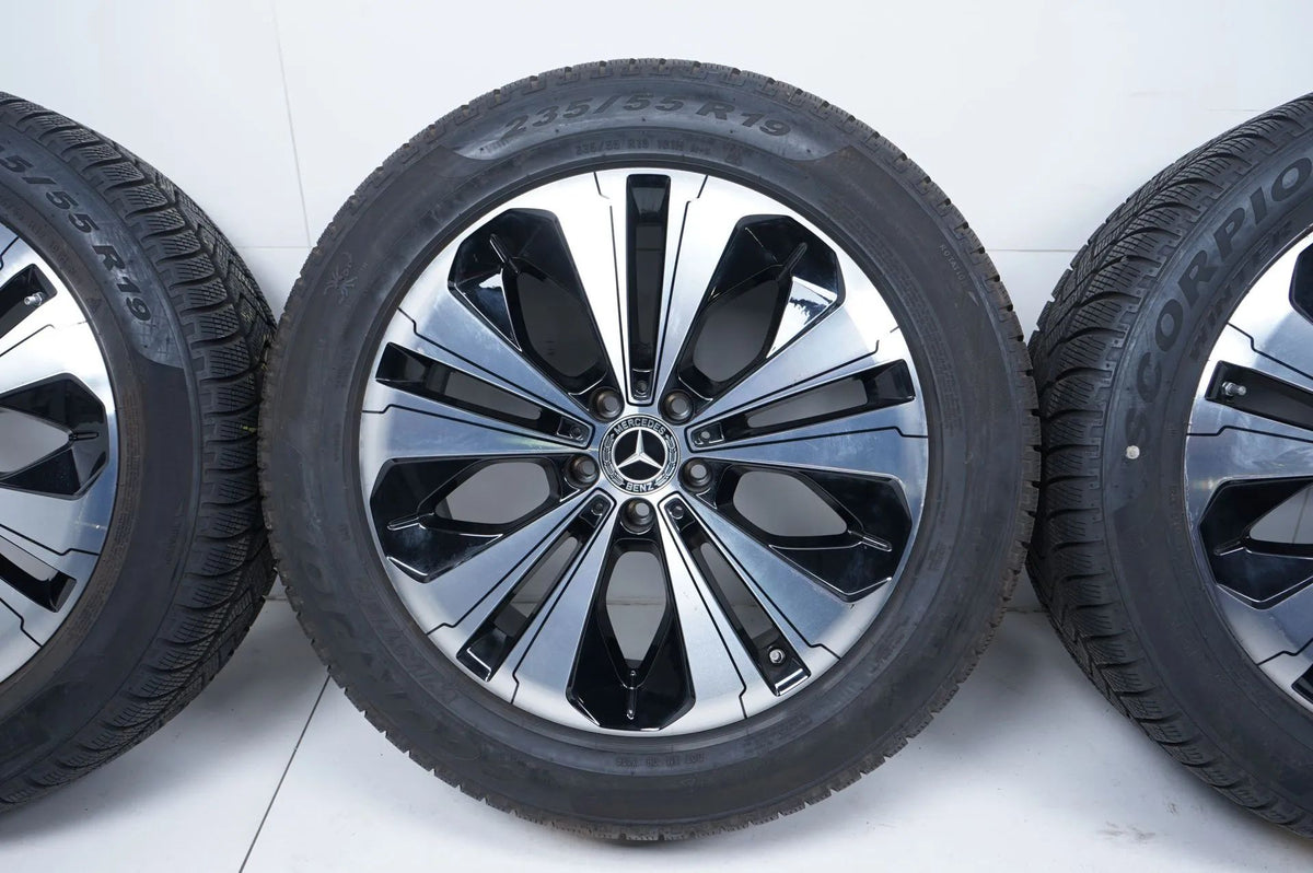 Original Mercedes EQC N293 TOP 19 inch alloy wheels winter tires winter wheels 7mm Detailansicht 4