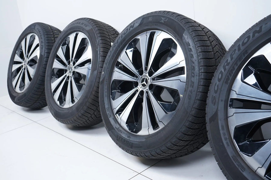 Original Mercedes EQC N293 TOP 19 inch alloy wheels winter tires winter wheels 7mm