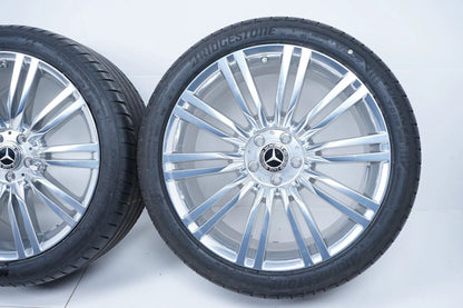 Cerchi in lega originali Mercedes Classe S W223 V223 TOP da 20 pollici con pneumatici estivi cromati