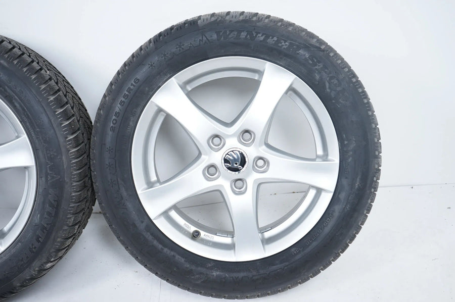 Audi VW Seat Winter Wheels Winter Tires 205 55 16 Inch 8mm