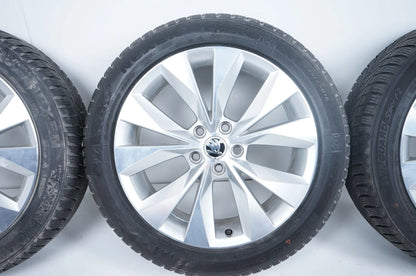 Skoda Superb 3 3V Roues d'hiver Pneus d'hiver 245 45 18 pouces 8mm