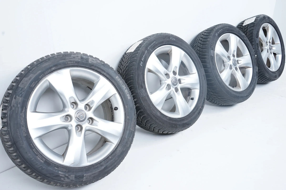 Opel Astra J Zafira Winter Wheels All-Season Tires 225 50 17 Inch Detailansicht 2
