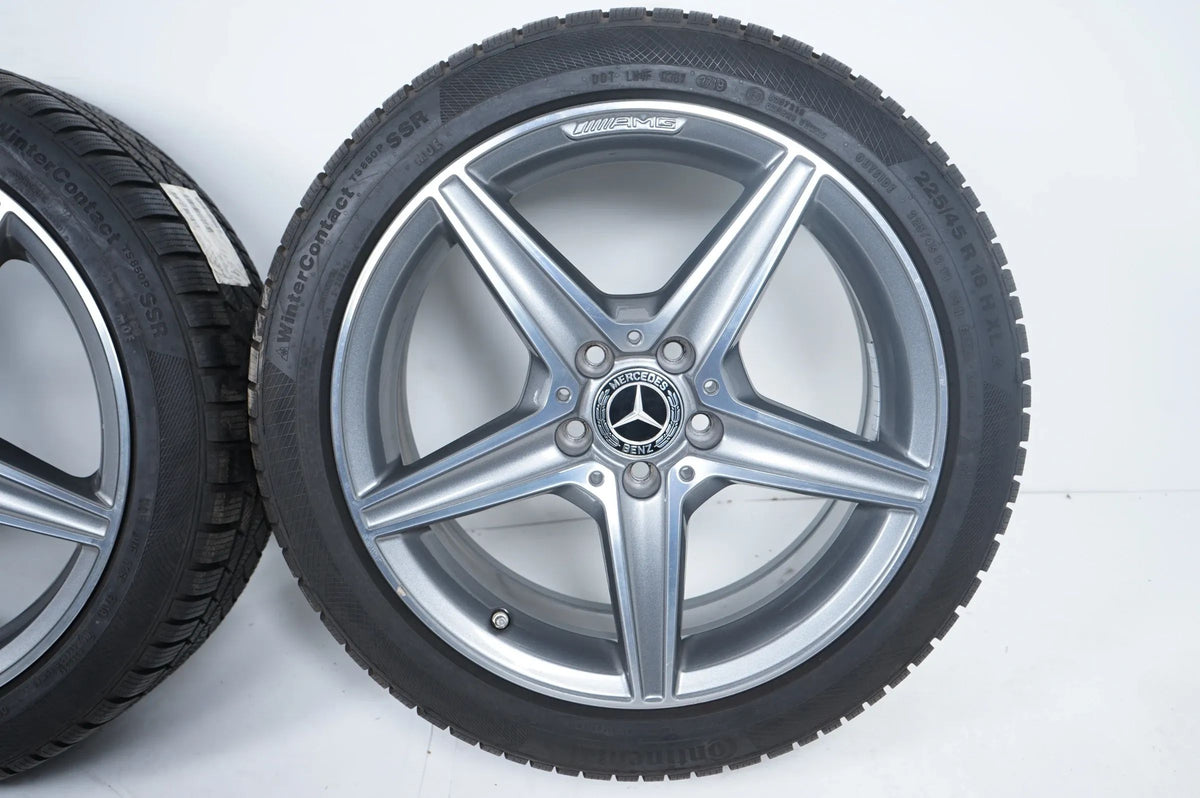 Mercedes C Klasse W205 AMG Winterreifen Winterräder 18 Zoll Detailansicht 7