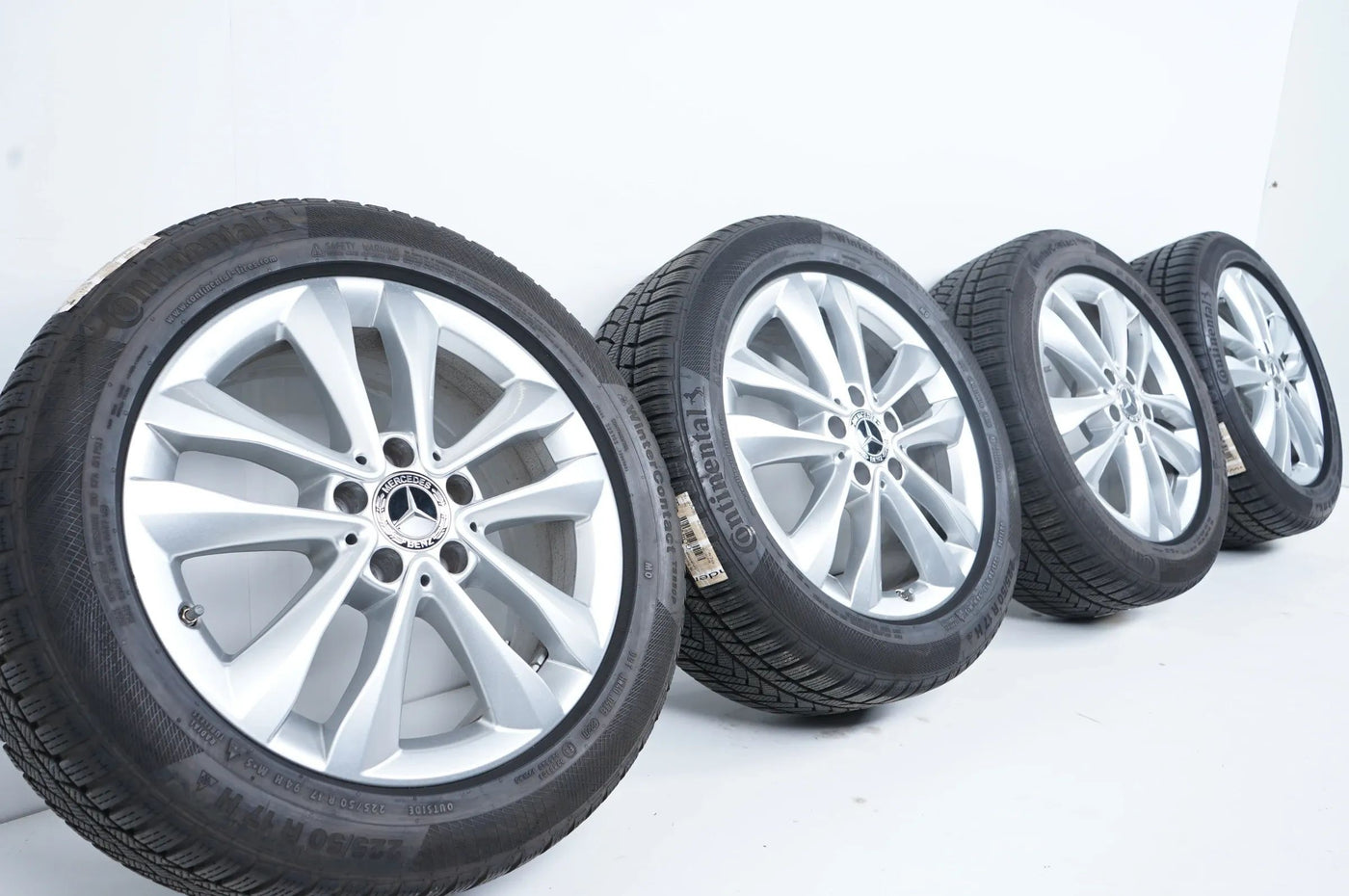 Pneus/jantes hiver 225/50/17 pouces pour Mercedes Classe C W205
