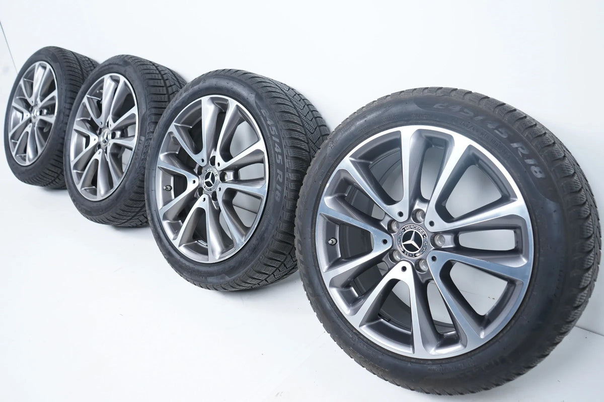 Mercedes E Klasse W213 Winterräder Winterreifen 245 45 18 Zoll Detailansicht 10