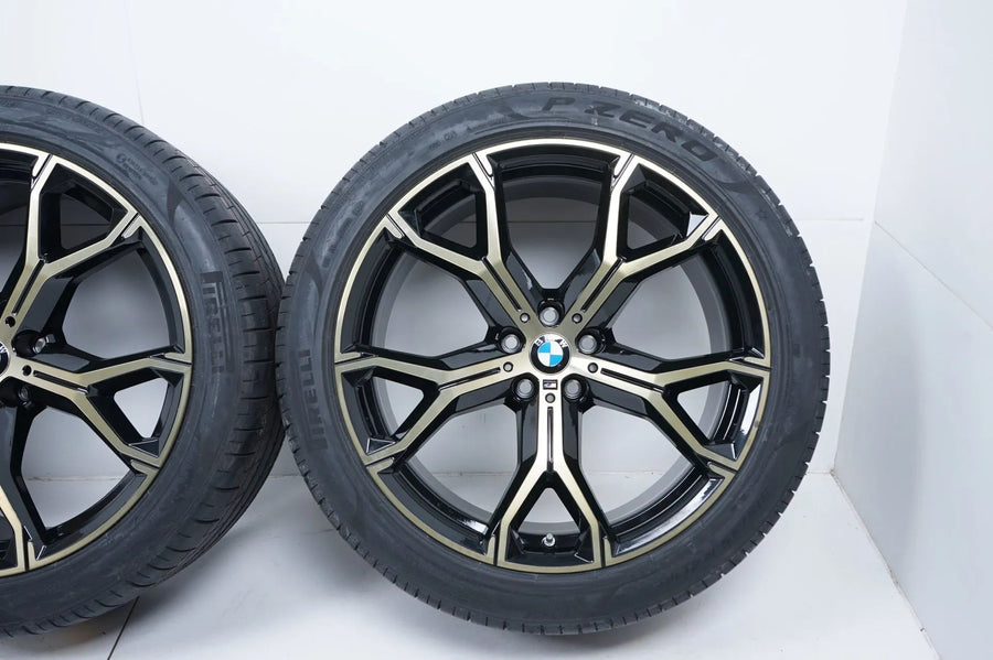 Neu BMW X5 X6 G05 Sommerreifen Sommerräder M741 Gold 21 Zoll