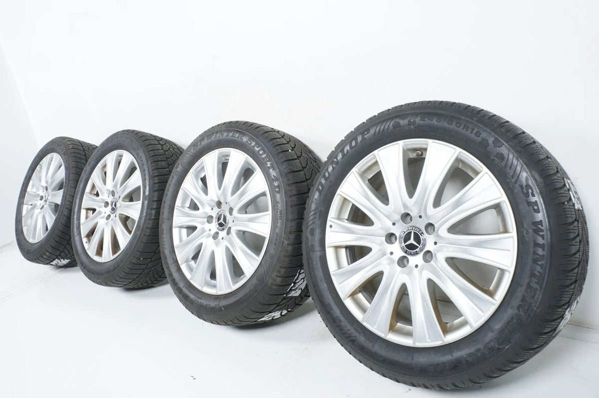 Mercedes S Klasse W222 Winterreifen Winterräder 245 50 18 Zoll Detailansicht 6