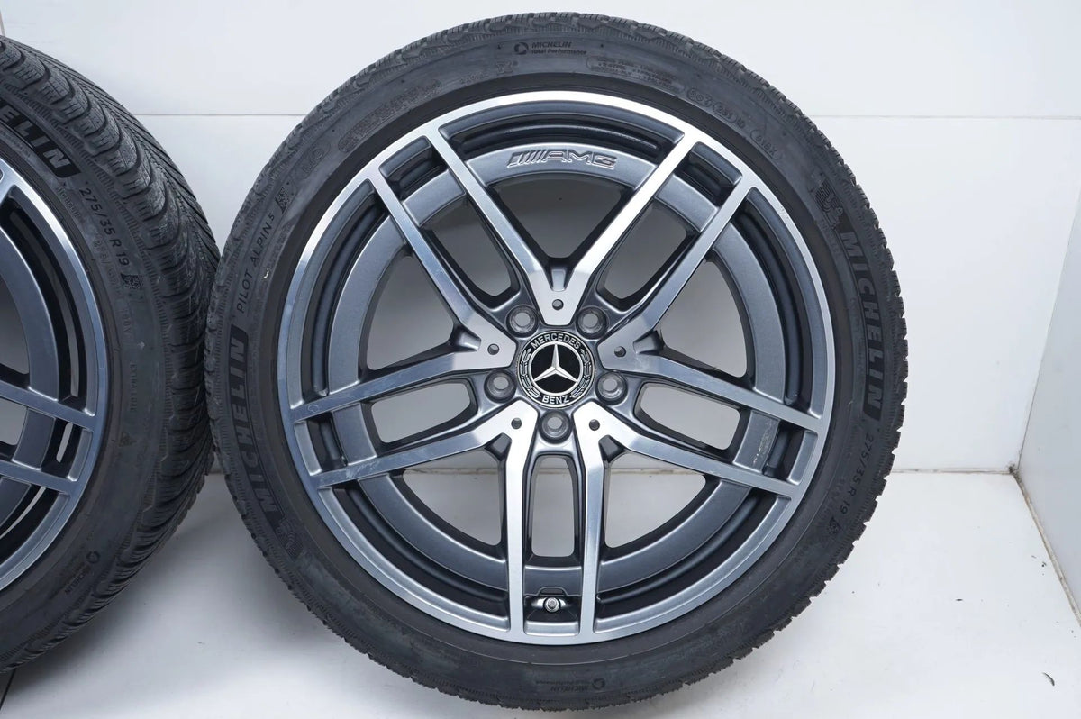Original Mercedes E43 E53 AMG W213 pneus hiver roues hiver 19 pouces jantes alu Vue détaillée 7