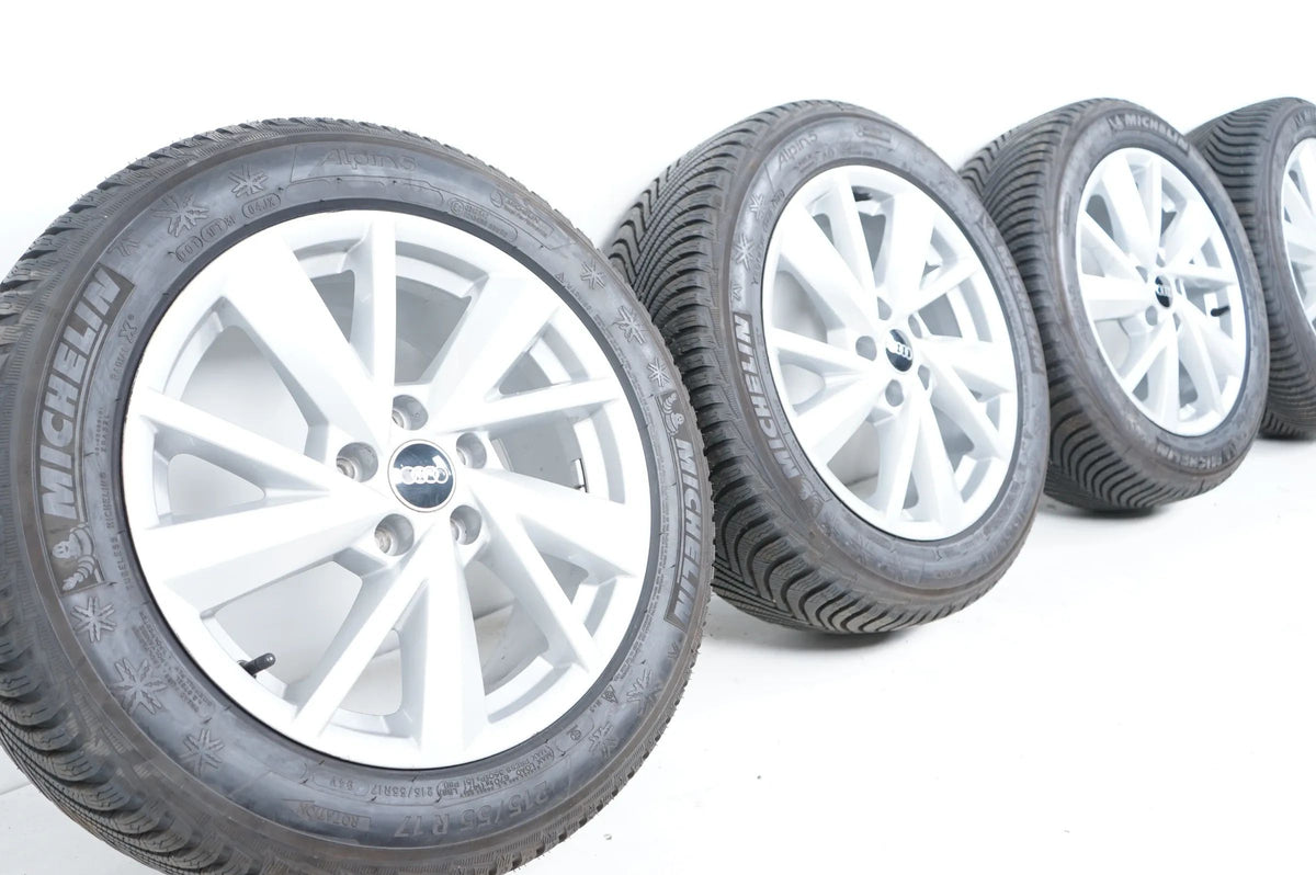 Audi Q2 81A roues hiver pneus hiver 215 55 17 pouces 8mm 81A601025C