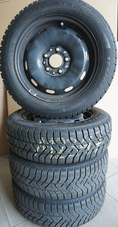 Original Mini Cooper one F55 F56 winter wheels winter tires 175 65 R15 88H 7,5mm