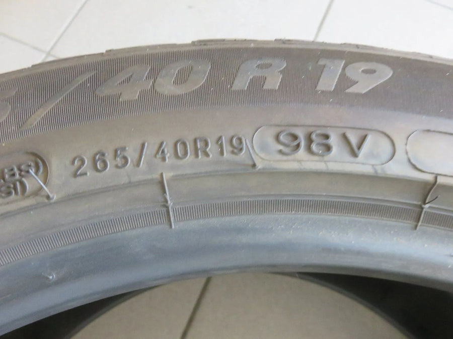 1 X 265 40 R19 98V Winterreifen Michelin Pilot Alpin PA4 NO 5mm