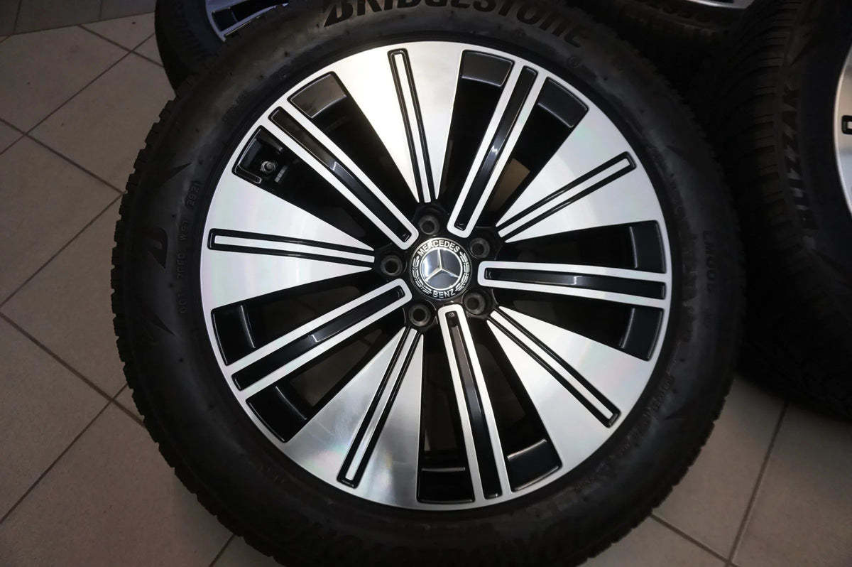 Original Mercedes EQS V297 Alloy Wheels Winter Wheels Winter Tires 235 55 R19 Inch Detailansicht 3