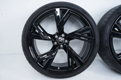 Like New Audi RS6 4K C8 Summer Wheels Summer Tires 285 30 22 Inch 4K0601025DH