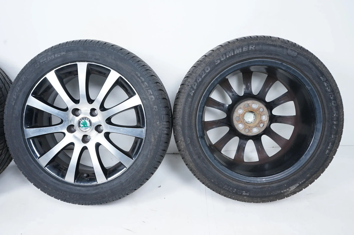 Skoda Yeti Sommerräder Sommerreifen 225 50 17 Zoll 5L0601025D Detailansicht 14