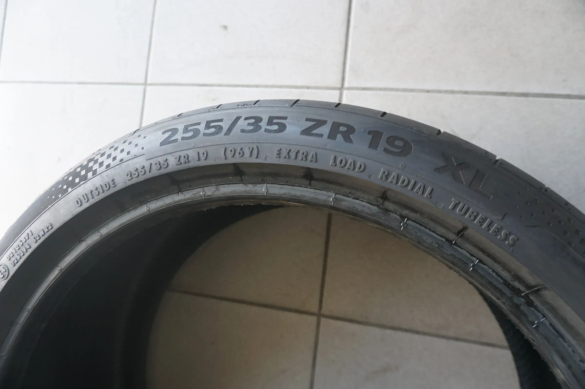 1 X 255 35 ZR19 R19 96Y Summer Tire Continental SportContact 6 * 2023 6mm Detailansicht 4
