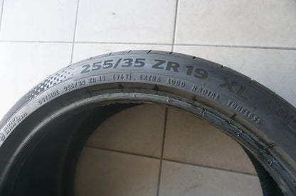 1 X 255 35 ZR19 R19 96Y Summer Tire Continental SportContact 6 * 2023 6mm