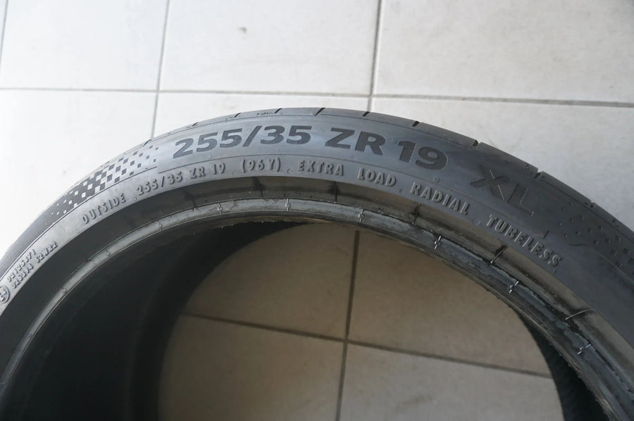 1 X 255 35 ZR19 R19 96Y Summer Tire Continental SportContact 6 * 2023 6mm