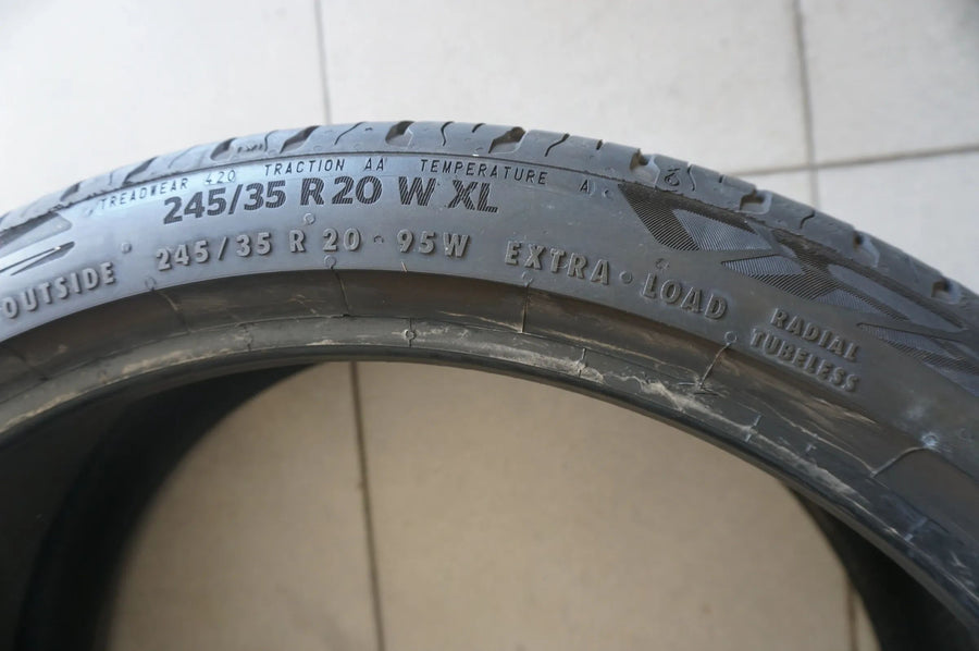 1 X 245 35 R20 95W Sommerreifen Continental EcoContact 6 5,5mm