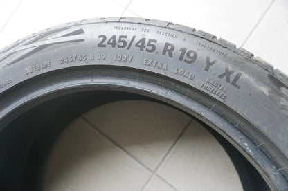2 X 245 45 R19 102Y Summer Tires Continental EcoContact 6 Q * MO 2023 5mm