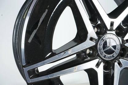 1x hliníkový disk Mercedes EQA EQB H243 X243 AMG 18 palců A2434011700 7,5J ET53,5