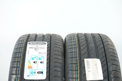 2x Demo Summer Tires Continental 5 245 40 19 Inch DOT18 Bmw*MO