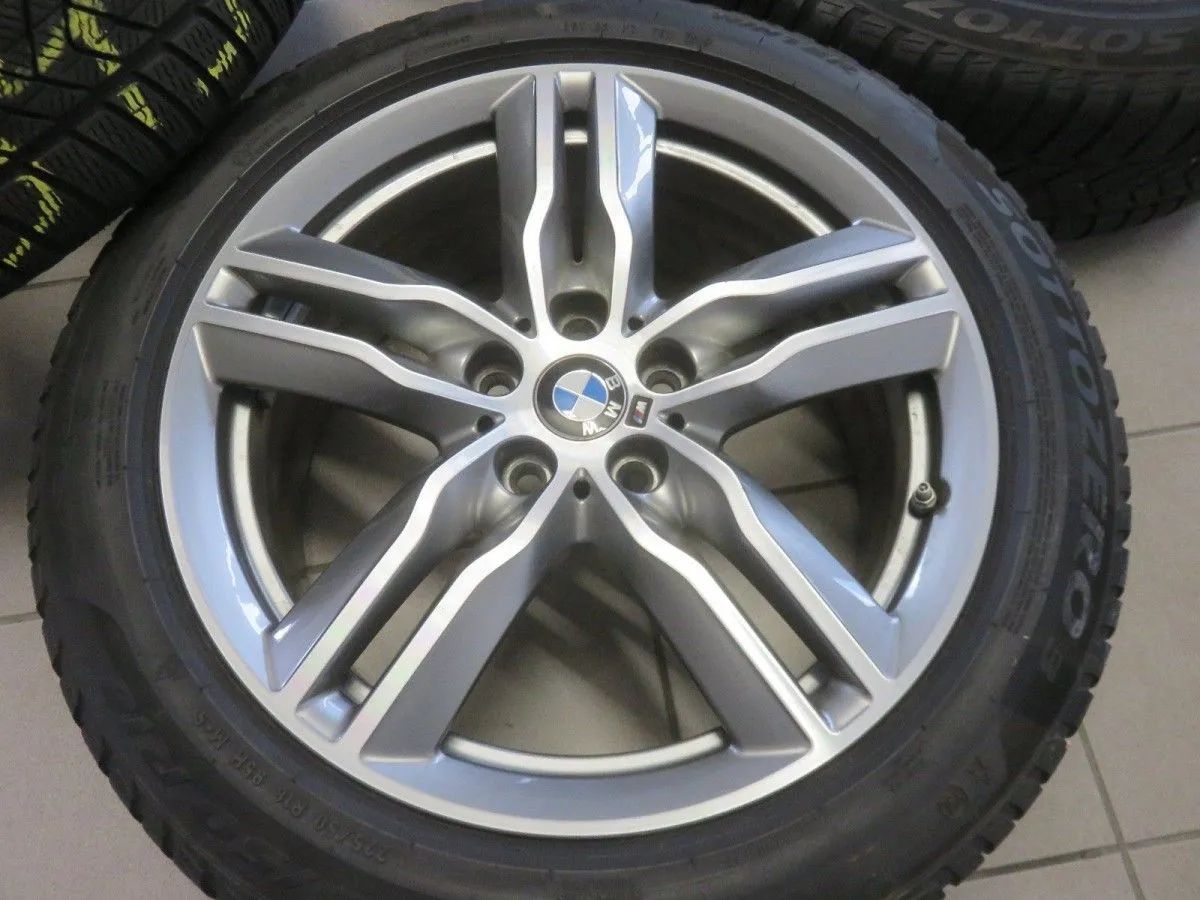 Original BMW X1 F48 X2 F39 18 Zoll Alufelgen M570 Winterreifen Detailansicht 14
