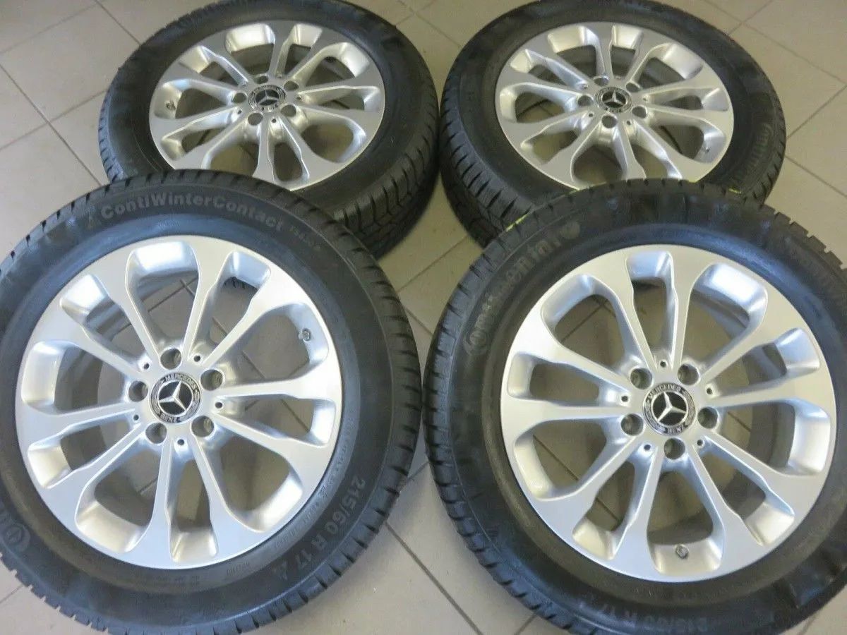 Cerchi in lega originali Mercedes GLA X156W156, ruote invernali, pneumatici invernali 215 60 R17 8 mm