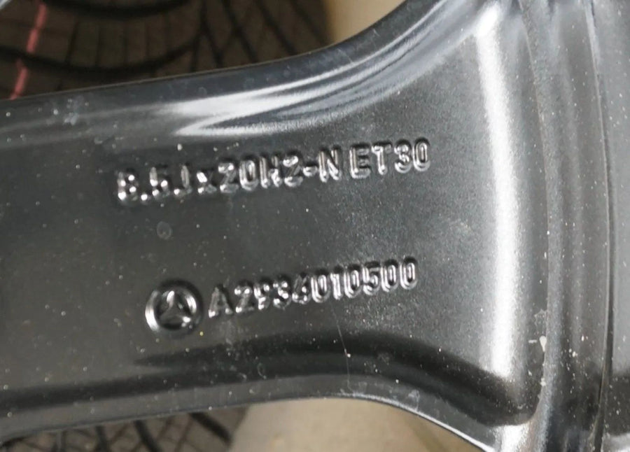 Jantes en aluminium de 20 pouces avec pneus été d'origine Mercedes EQC N293 C293 W293
