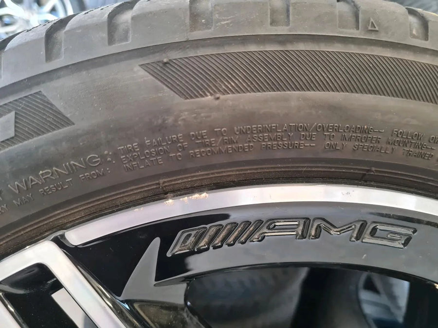 Original Mercedes A-Klasse W177 B-Klasse CLA 18 Zoll AMG Alufelgen Winterreifen