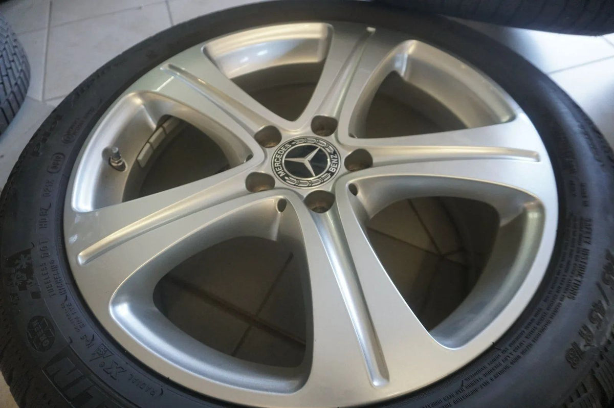 Cerchi in lega originali Mercedes Classe E W213, ruote invernali, pneumatici invernali 245 45 R18 Visualizzazione dettagliata 7