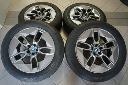 Jantes alu originales BMW iX I20 TOP 20 pouces Style 1002 pneus hiver 5A02653 GRE