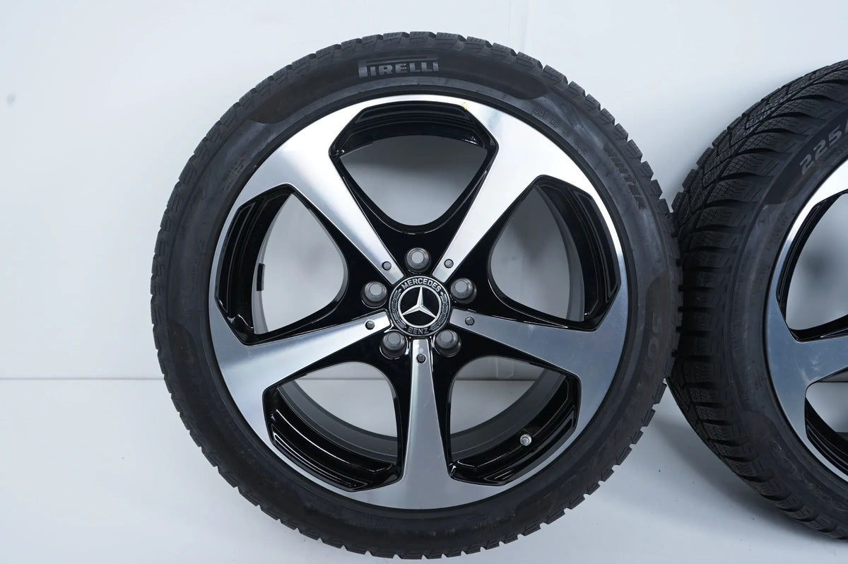 Mercedes C Klasse W205 Hybrid Winterräder Winterreifen 18 Zoll Detailansicht 3