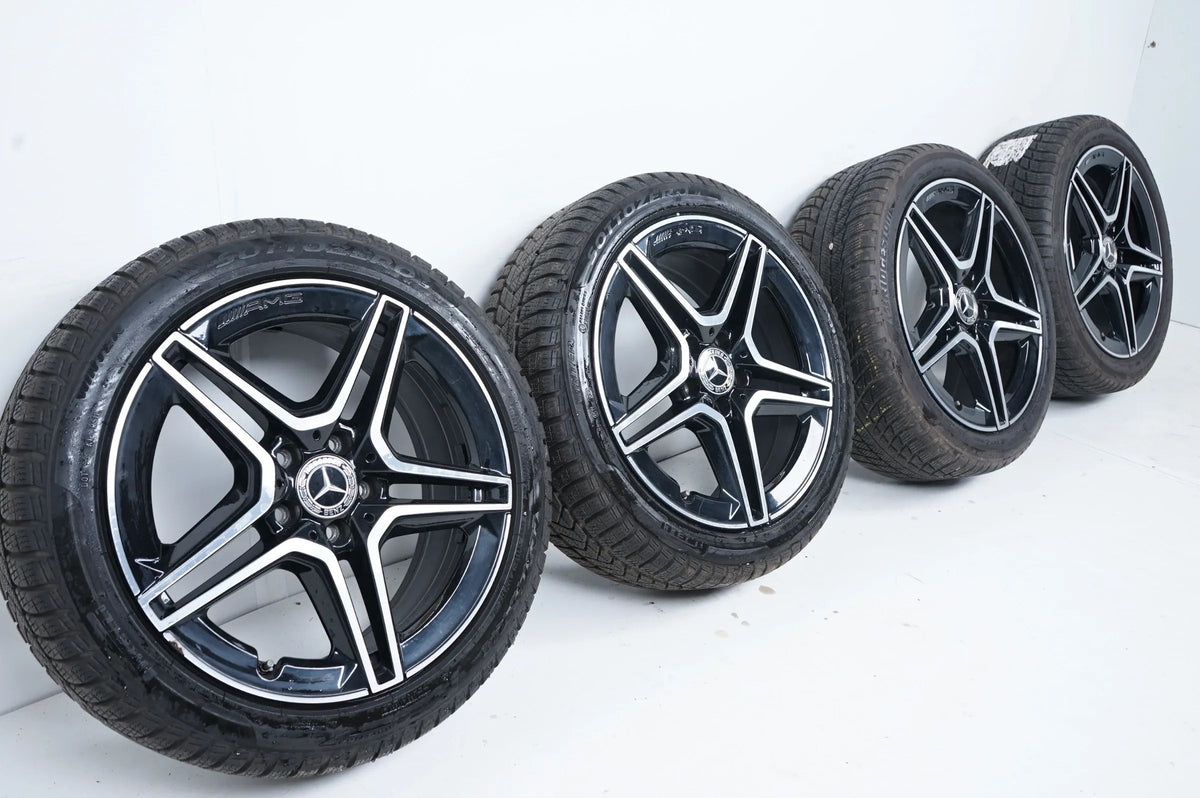 Roues et pneus hiver 18 pouces pour Mercedes Classe AB W177 B247 Vue détaillée 2