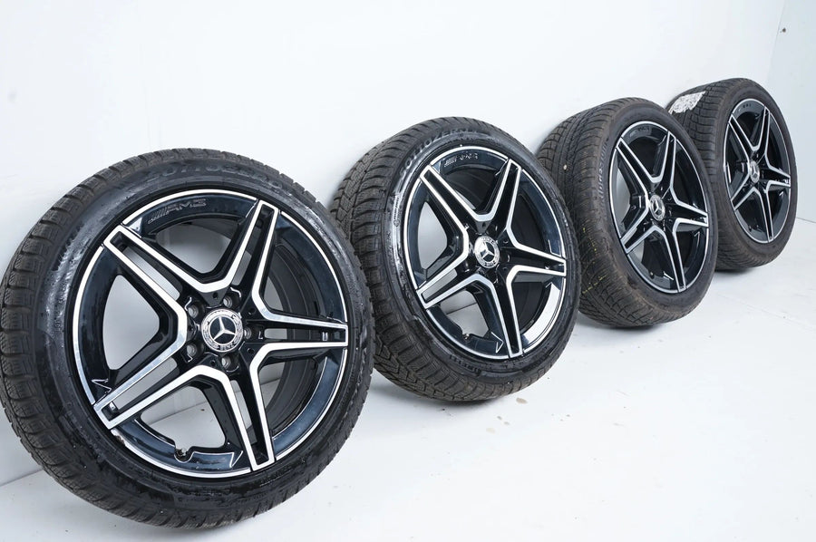 Roues et pneus hiver 18 pouces pour Mercedes Classe AB W177 B247