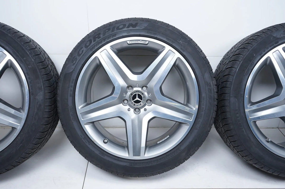 Mercedes ML GLE W166 20 Inch AMG Alloy Wheels Winter Tires Winter Wheels 265 45 R20 Detailansicht 4