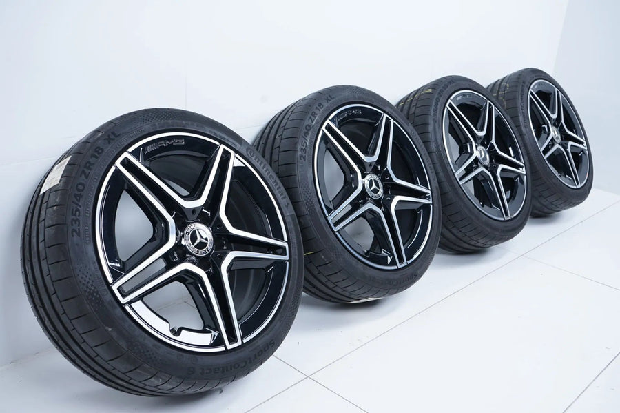 Mercedes CLA35 W118 summer tires, summer wheels 235 40 18 inch