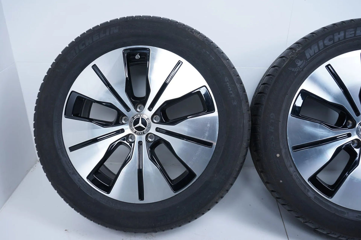 Original Mercedes EQC N293 TOP 19 inch alloy wheels summer wheels summer tires 7mm Detailansicht 3