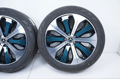 Original Mercedes EQC Alloy Wheels Summer Wheels Summer Tires 235 50 255 45 R 20 Inch