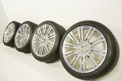 Original Mercedes S-Klasse W223 V223 TOP 20 Zoll Alufelgen Chrom mit neuen Winterreifen