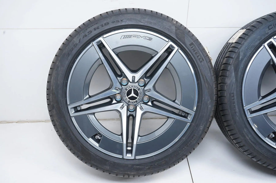Mercedes C Class W206 summer tires, summer wheels AMG 18 inch