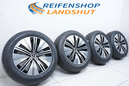 Genuine Mercedes EQS V297 19 inch alloy wheels summer tires DEMO 8mm 235 55 R19