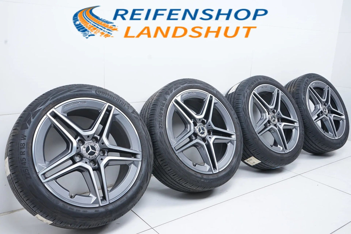 Mercedes A-Class W177 CLA C118 TOP 18-inch AMG Alloy Wheels Summer Tires 225 45 R18