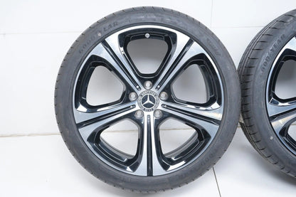 Original Mercedes C-Class W206 S206 Summer Tires 19 Inch Alloy Wheels LIKE NEW