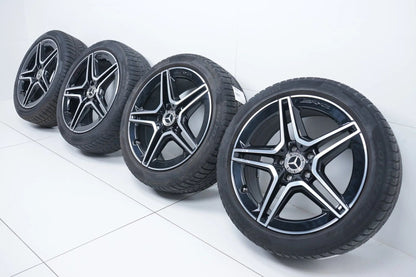 Roues et pneus hiver 18 pouces pour Mercedes Classe AB W177 B247