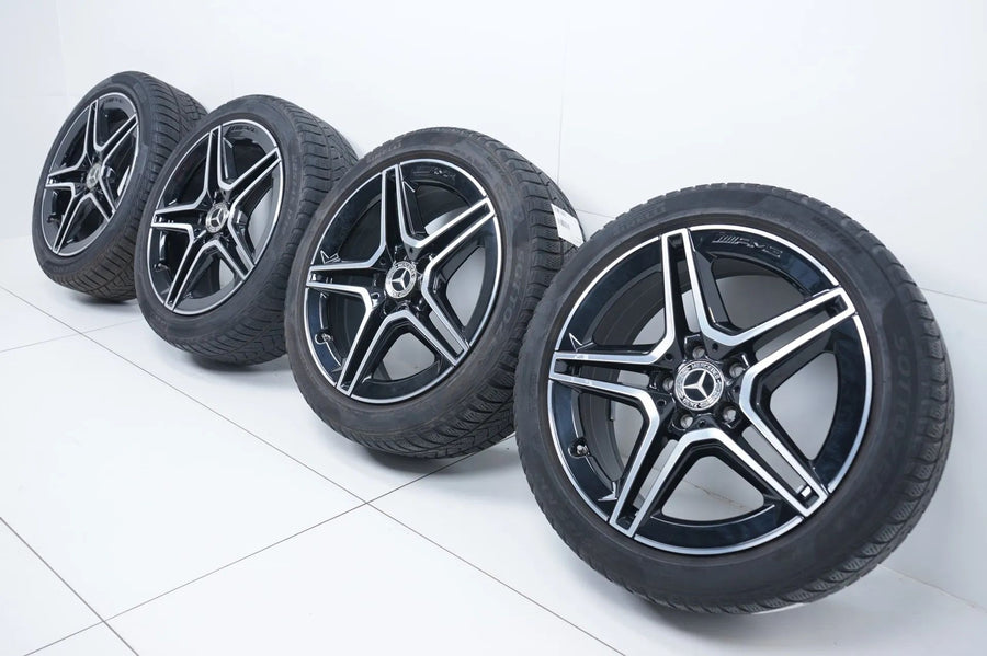 Roues et pneus hiver 18 pouces pour Mercedes Classe AB W177 B247