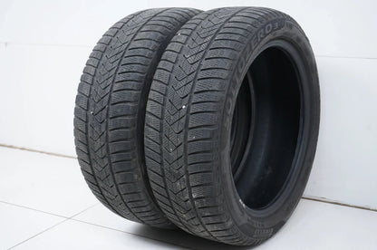 2x Winterreifen Pirelli 245/45 R18 Zoll DOT19 ca.4mm Bmw*MO
