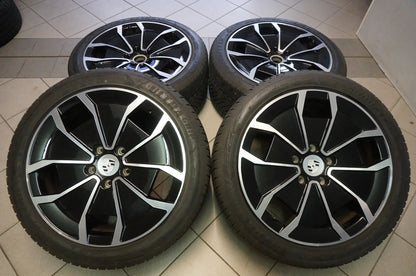Jantes alliage aéro Porsche Taycan 20 pouces d'origine pneus hiver roues hiver 7mm 2023