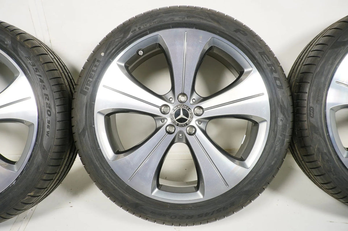 Original Mercedes GLA H247 GLB X247 Alufelgen Sommerreifen 235 45 R20 Zoll 7mm Detailansicht 4